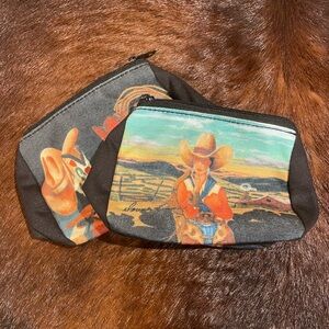 Cute Western Zipper Pouches